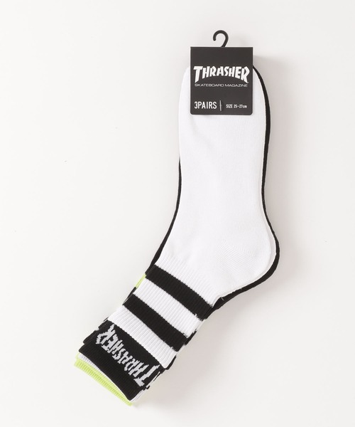 THRASHER（スラッシャー）の「THRASHER スラッシャー 3足セット クォーター ソックス（ソックス/靴下・メンズ・ブラック系その他2/ブラック系その他・FREE）」の16枚目の写真