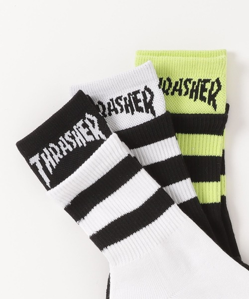 THRASHER（スラッシャー）の「THRASHER スラッシャー 3足セット クォーター ソックス（ソックス/靴下・メンズ・ブラック系その他2/ブラック系その他・FREE）」の14枚目の写真