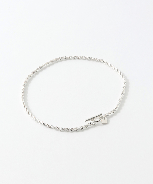 on the sunny side of the street（オンザサニーサイドオブザストリート）の「【On The Sunny Side Of The Street】Twist RopeChain Choker 43cm（チョーカー・メンズ・シルバー・FREE）」の6枚目の写真
