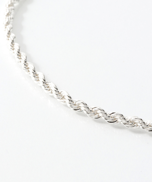 on the sunny side of the street（オンザサニーサイドオブザストリート）の「【On The Sunny Side Of The Street】Twist RopeChain Choker 43cm（チョーカー・メンズ・シルバー・FREE）」の8枚目の写真