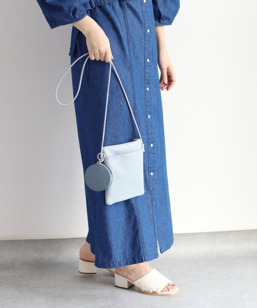 cepo(セポ)の「マルポーチツキミニショルダー(ショルダーバッグ・レディース・ブラック/グレー/ブルー・FREE)」の9枚目の写真