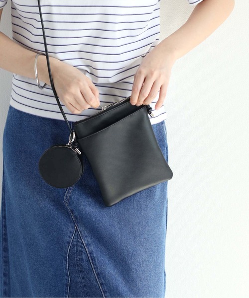 cepo(セポ)の「マルポーチツキミニショルダー(ショルダーバッグ・レディース・ブラック/グレー/ブルー・FREE)」の21枚目の写真