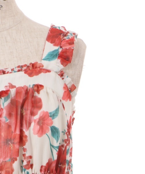 axes femme（アクシーズファム）の「ハイビスカス柄ワンピース（ワンピース・レディース・イエロー/ネイビー/キナリ・FREE）」の13枚目の写真