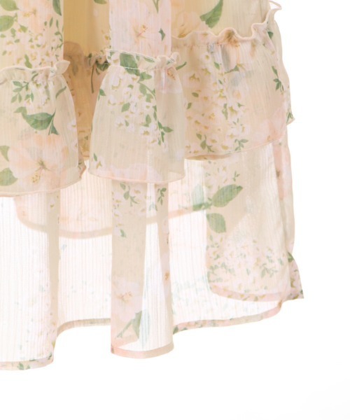 axes femme（アクシーズファム）の「ハイビスカス柄ワンピース（ワンピース・レディース・イエロー/ネイビー/キナリ・FREE）」の8枚目の写真