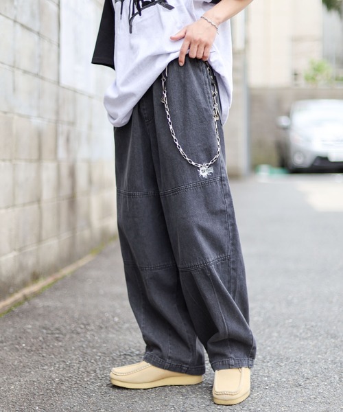 SPINNS（スピンズ）の「ヴィンテージライクグランジウォレットチェーン/キーリング（ウォレットチェーン・メンズ・アンティークシルバー・ONESIZE）」の3枚目の写真