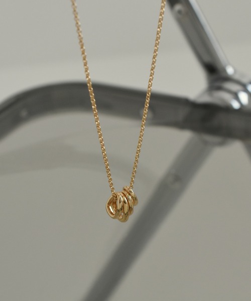 GOLDY（ゴールディ）の「カルテット リング ネックレス（ネックレス・レディース・その他1/ゴールド/シルバー・FREE）」の4枚目の写真