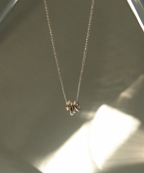 GOLDY（ゴールディ）の「カルテット リング ネックレス（ネックレス・レディース・その他1/ゴールド/シルバー・FREE）」の6枚目の写真