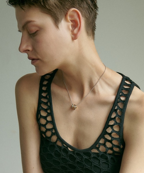 GOLDY（ゴールディ）の「カルテット リング ネックレス（ネックレス・レディース・その他1/ゴールド/シルバー・FREE）」の5枚目の写真