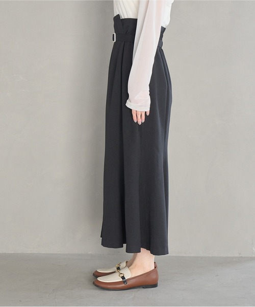 VIS（ビス）の「【防シワ】パウダリーツイルマーメイドスカート（スカート・レディース・ブラック/チャコールグレー/ピンク・S/M）」の21枚目の写真