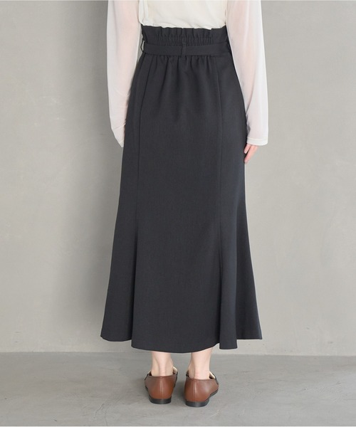 VIS（ビス）の「【防シワ】パウダリーツイルマーメイドスカート（スカート・レディース・ブラック/チャコールグレー/ピンク・S/M）」の18枚目の写真