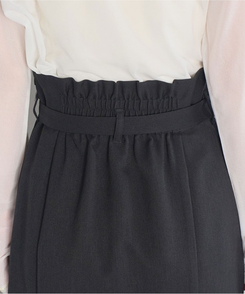 VIS（ビス）の「【防シワ】パウダリーツイルマーメイドスカート（スカート・レディース・ブラック/チャコールグレー/ピンク・S/M）」の11枚目の写真