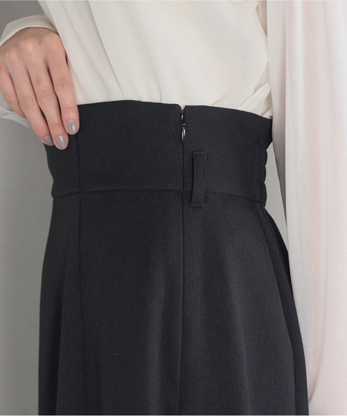 VIS（ビス）の「【防シワ】パウダリーツイルマーメイドスカート（スカート・レディース・ブラック/チャコールグレー/ピンク・S/M）」の9枚目の写真