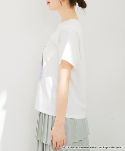 VIS（ビス）の「『エミリー、パリへ行く』コラボレーションフォトTシャツ【洗える】（Tシャツ/カットソー・レディース・ホワイト系その他2/ブラウン系その他2/ホワイト系その他・FREE）」の20枚目の写真