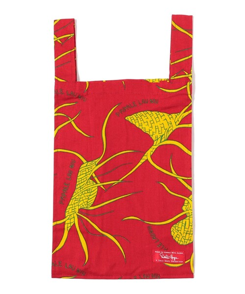 BEAMS PLUS（ビームスプラス）の「DALE HOPE × BEAMS PLUS / 別注 Cotton Bag Papale Lau Niu（トートバッグ・メンズ・ブルー/レッド・ONE SIZE）」の2枚目の写真