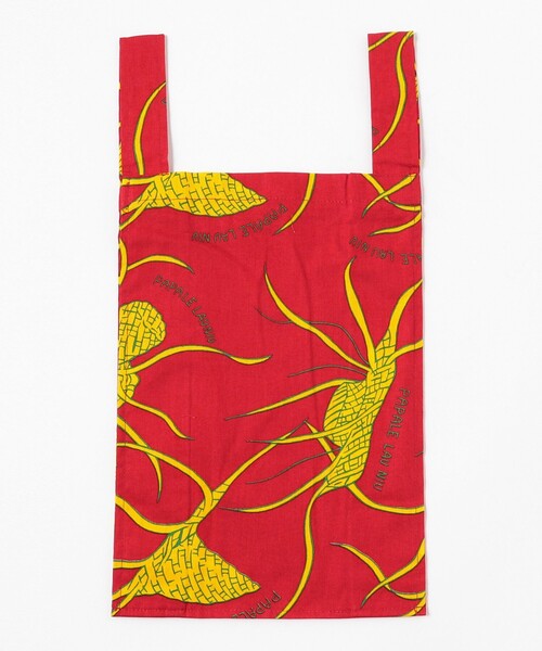 BEAMS PLUS（ビームスプラス）の「DALE HOPE × BEAMS PLUS / 別注 Cotton Bag Papale Lau Niu（トートバッグ・メンズ・ブルー/レッド・ONE SIZE）」の3枚目の写真