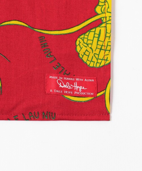 BEAMS PLUS（ビームスプラス）の「DALE HOPE × BEAMS PLUS / 別注 Cotton Bag Papale Lau Niu（トートバッグ・メンズ・ブルー/レッド・ONE SIZE）」の6枚目の写真