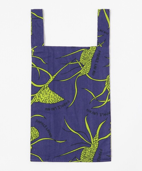 BEAMS PLUS（ビームスプラス）の「DALE HOPE × BEAMS PLUS / 別注 Cotton Bag Papale Lau Niu（トートバッグ・メンズ・ブルー/レッド・ONE SIZE）」の8枚目の写真