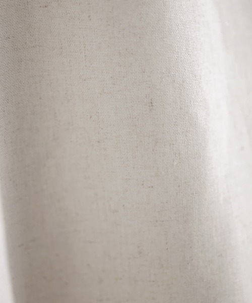 STYLE DELI（スタイルデリ）の「背面リボン麻混キャミワンピース（ワンピース・レディース・オートミール/チョコ・01/02）」の7枚目の写真