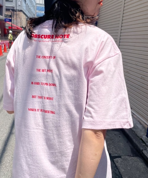 mi via loca(ミヴィアロカ)の「UNITED ATHLE MUSIQUE Tシャツ 【MV-011】(Tシャツ/カットソー・レディース・ライトピンク/オフホワイト/スミクロ・MEDIUM/LARGE)」の21枚目の写真