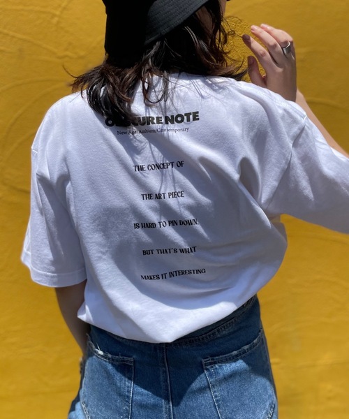 mi via loca(ミヴィアロカ)の「UNITED ATHLE MUSIQUE Tシャツ 【MV-011】(Tシャツ/カットソー・レディース・ライトピンク/オフホワイト/スミクロ・MEDIUM/LARGE)」の9枚目の写真