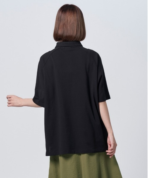 FILA（フィラ）の「【FILA】ラグランポロシャツ（Tシャツ/カットソー・レディース・ブラック/グリーン・L/M）」の11枚目の写真