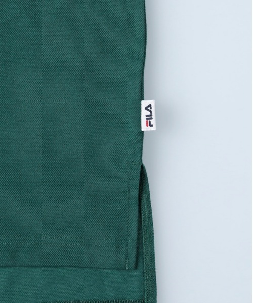FILA（フィラ）の「【FILA】ラグランポロシャツ（Tシャツ/カットソー・レディース・ブラック/グリーン・L/M）」の3枚目の写真