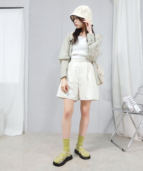minia(ミニア)の「厚底コードサンダル(サンダル・レディース・ピンク/ブラック/アイボリー・S/M/L)」の17枚目の写真
