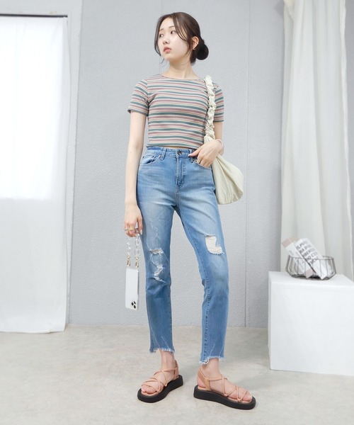 minia(ミニア)の「厚底コードサンダル(サンダル・レディース・ピンク/ブラック/アイボリー・S/M/L)」の21枚目の写真