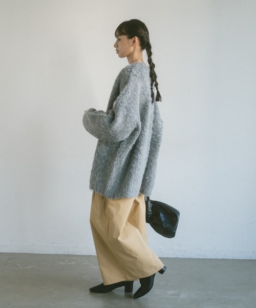 VANNIE U（ヴァニーユー）の「ダブルタックボリュームパンツ（その他パンツ・レディース・ブラック/ベージュ・S/M/L）」の14枚目の写真