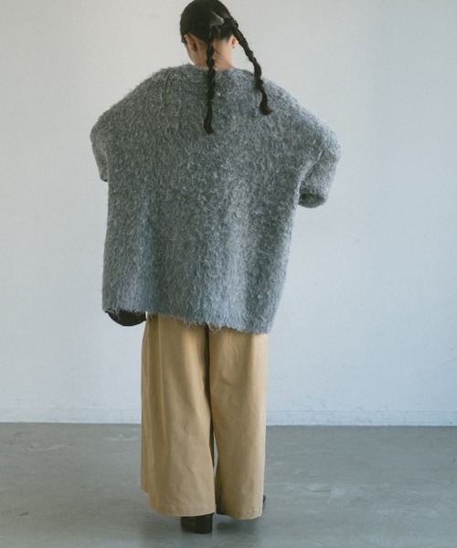 VANNIE U（ヴァニーユー）の「ダブルタックボリュームパンツ（その他パンツ・レディース・ブラック/ベージュ・S/M/L）」の15枚目の写真