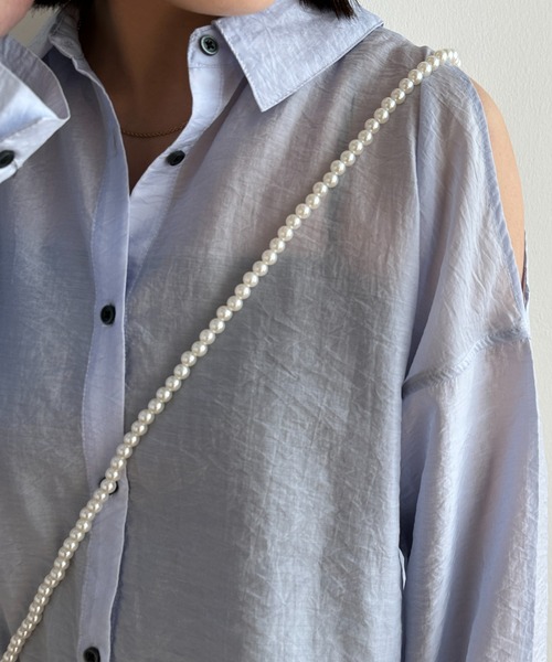 DISCOAT（ディスコート）の「スマホチェーンショルダーストラップ（スマホグッズ・レディース・ホワイト/ゴールド/シルバー/グレー/ホワイト系その他3/ホワイト系その他/ブラック系その他/ブラック/アイボリー/ホワイト系その他2・FREE）」の20枚目の写真