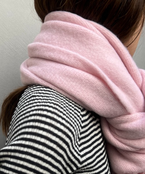 un dix cors(アンディコール)の「パステルストール(ストール/ショール・レディース・ピンク/ホワイト/チャコールグレー/イエロー・FREE)」の18枚目の写真