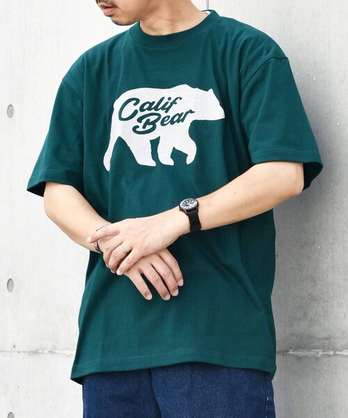 SHIPS any(シップス エニィ)の「SHIPS any: アニマル プリント デザイン Tシャツ(Tシャツ/カットソー・メンズ・グリーン/ブラック/ホワイト系その他/ホワイト・X-LARGE/LARGE/MEDIUM)」の4枚目の写真