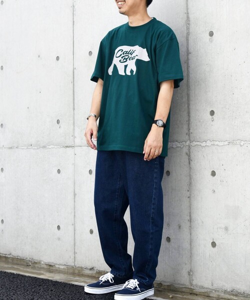 SHIPS any(シップス エニィ)の「SHIPS any: アニマル プリント デザイン Tシャツ(Tシャツ/カットソー・メンズ・グリーン/ブラック/ホワイト系その他/ホワイト・X-LARGE/LARGE/MEDIUM)」の6枚目の写真