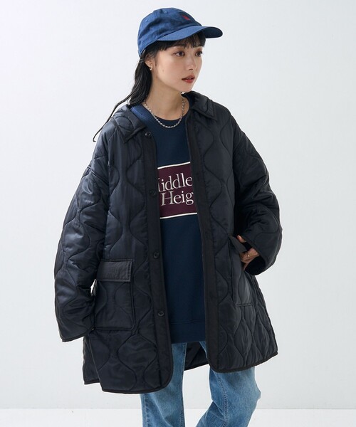 FREAK'S STORE(フリークスストア)の「襟付き キルトライナー ジャケット(その他アウター・レディース・オリーブ/オフホワイト/ブラック・フリ-)」の19枚目の写真