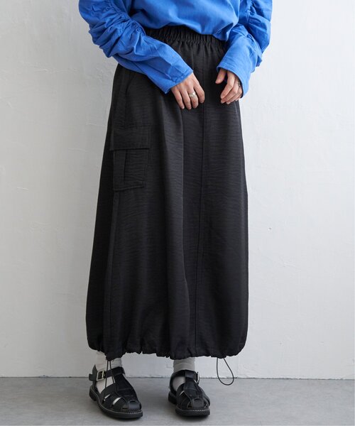 VENCEEXCHANGE（ヴァンスエクスチェンジ）の「【2WAY】ヴィンテージツイルカーゴスカート（スカート・レディース・ブラック/グレー/ブラウン系/グリーン・FREE）」の2枚目の写真