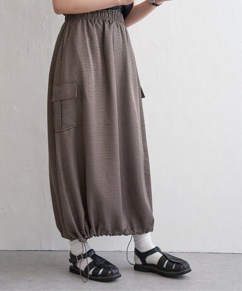 VENCEEXCHANGE（ヴァンスエクスチェンジ）の「【2WAY】ヴィンテージツイルカーゴスカート（スカート・レディース・ブラック/グレー/ブラウン系/グリーン・FREE）」の10枚目の写真