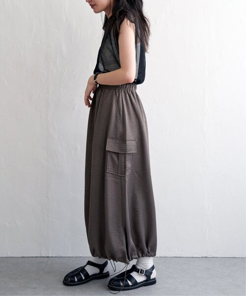 VENCEEXCHANGE（ヴァンスエクスチェンジ）の「【2WAY】ヴィンテージツイルカーゴスカート（スカート・レディース・ブラック/グレー/ブラウン系/グリーン・FREE）」の13枚目の写真