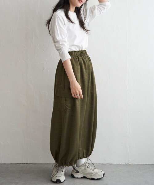 VENCEEXCHANGE（ヴァンスエクスチェンジ）の「【2WAY】ヴィンテージツイルカーゴスカート（スカート・レディース・ブラック/グレー/ブラウン系/グリーン・FREE）」の19枚目の写真