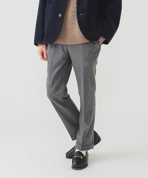 BEAMS（ビームス）の「BEAMS / フランネル スラックス（スラックス・メンズ・チャコールグレー/グレー・S/M/L/XL）」の9枚目の写真
