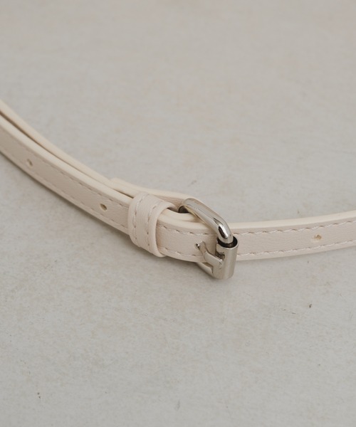 Kastane（カスタネ）の「キューブBAG（ショルダーバッグ・レディース・アイボリー/ブラック/ブラウン・FREE）」の14枚目の写真