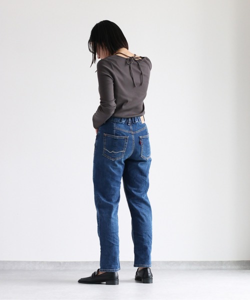 cepo(セポ)の「ホルターネックリブロンTee(Tシャツ/カットソー・レディース・オフホワイト/チャコール・M)」の17枚目の写真