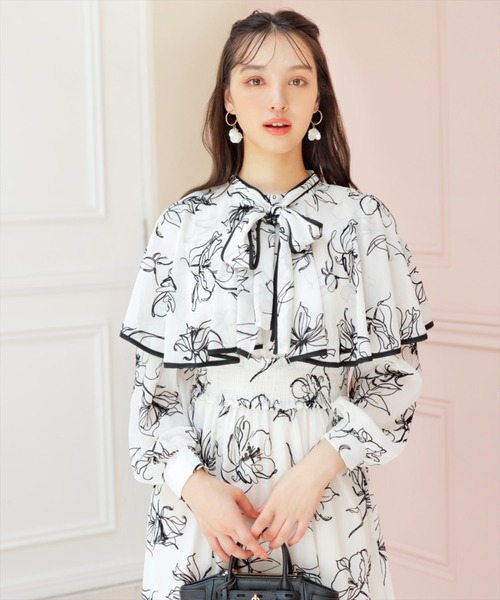 WILLSELECTION（ウィルセレクション）の「フロッキープリントケープ