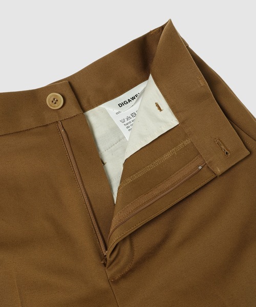 DIGAWEL(ディガウェル)の「CP cropped slacks① cotton(スラックス・メンズ・キャメル/ブルーグレー/ブラック・2)」の15枚目の写真