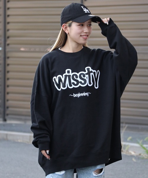 wissty（ウィスティー）の「wissty-ロゴスウェット（スウェット・メンズ・ブラック/グレー・M/L）」の8枚目の写真