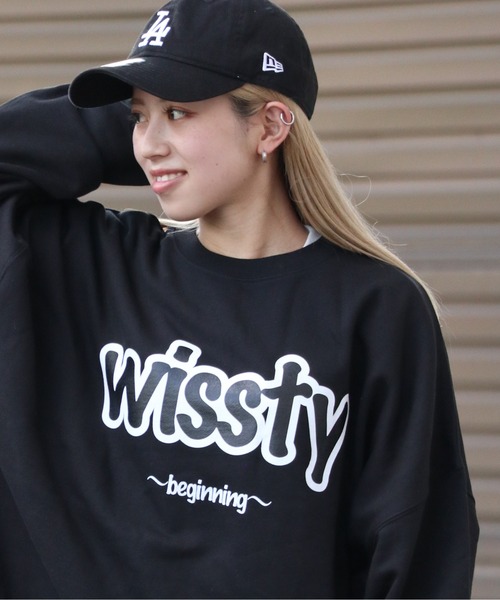 wissty（ウィスティー）の「wissty-ロゴスウェット（スウェット・メンズ・ブラック/グレー・M/L）」の7枚目の写真