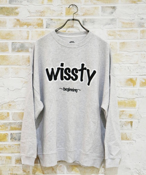 wissty（ウィスティー）の「wissty-ロゴスウェット（スウェット・メンズ・ブラック/グレー・M/L）」の16枚目の写真