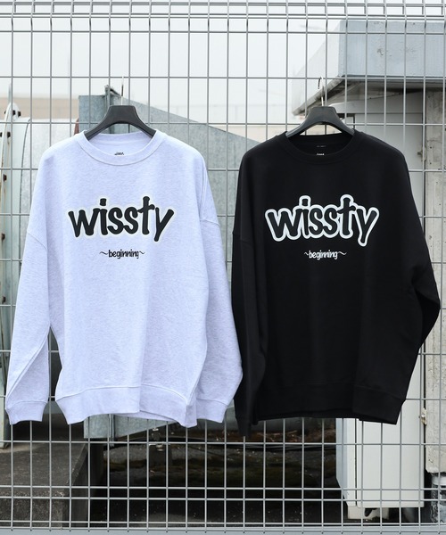 wissty（ウィスティー）の「wissty-ロゴスウェット（スウェット・メンズ・ブラック/グレー・M/L）」の17枚目の写真