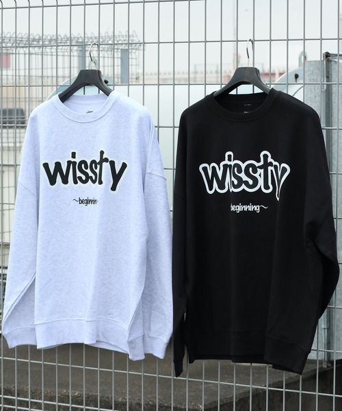 wissty（ウィスティー）の「wissty-ロゴスウェット（スウェット・メンズ・ブラック/グレー・M/L）」の18枚目の写真