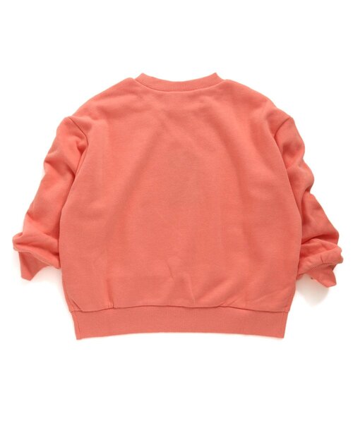 BREEZE（ブリーズ）の「【WEB限定】 シャーリング配色トレーナー（スウェット・キッズ・サーモンピンク/イエロー/アイボリー・100/120/140/90/110/80/130）」の8枚目の写真